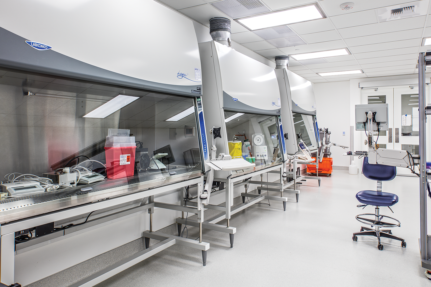 Compounding Pharmacy with Kenall CSEDO 2x4 fixtures