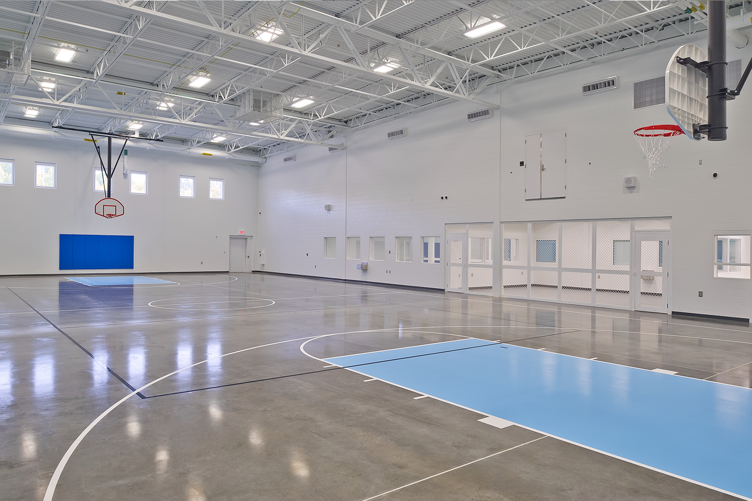 Indoor Recreation Area at Goose Creek Correctional Facility